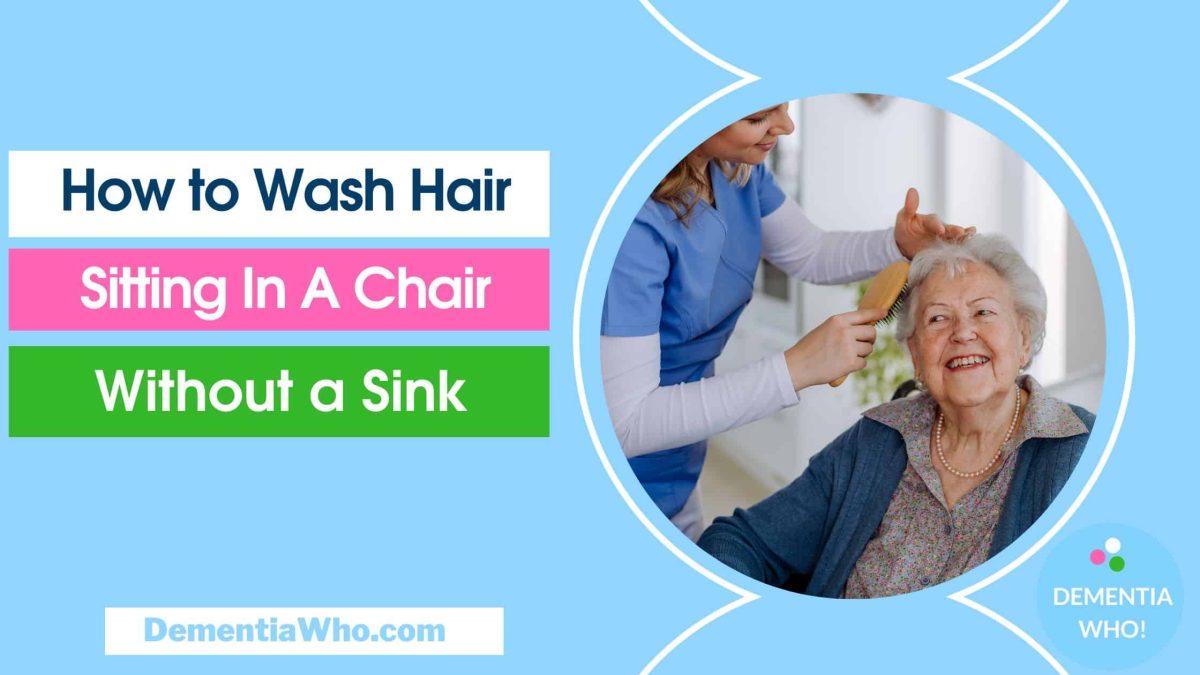 Wash Hair Sitting In A Chair without a Sink